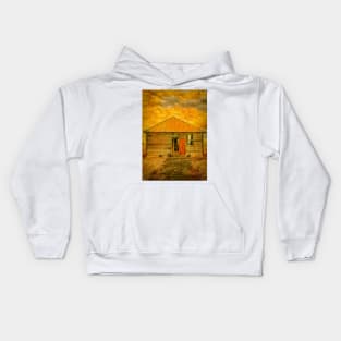 Dust Bowl House At Cimarron Heritage Center Boise City Oklahoma Kids Hoodie